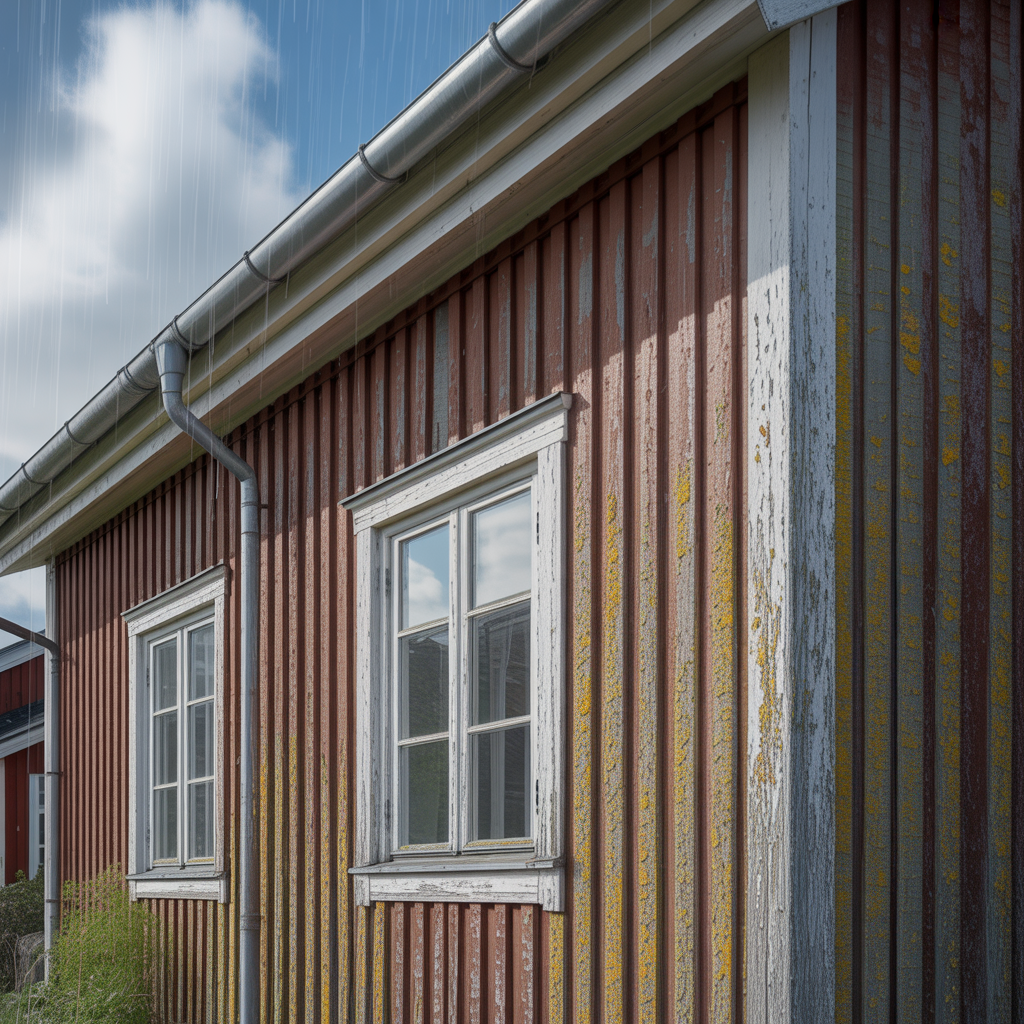 4.Hur paverkas fasaden av vader och vind