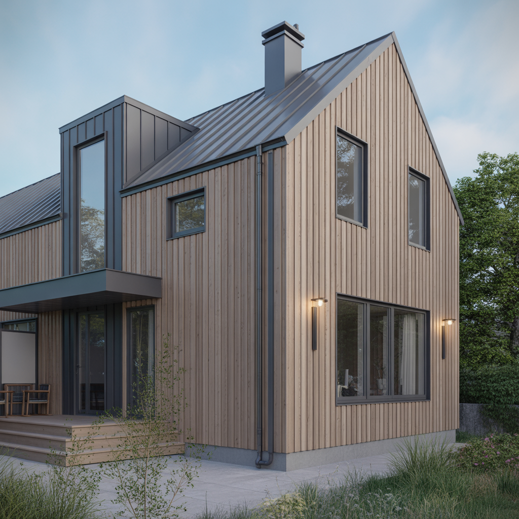 5.Fornya din husfasad med nya moderna detaljer