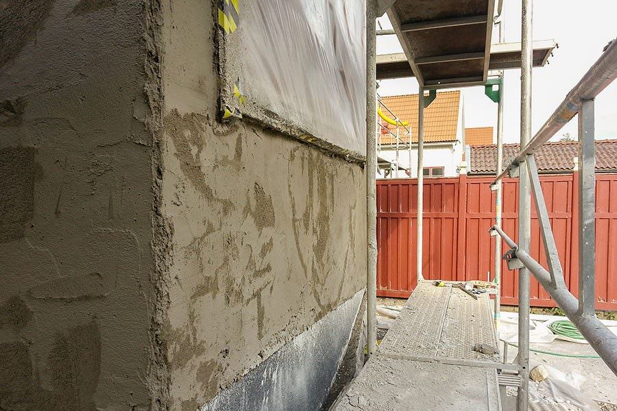 Putsning av husfasad Rasunda Solna