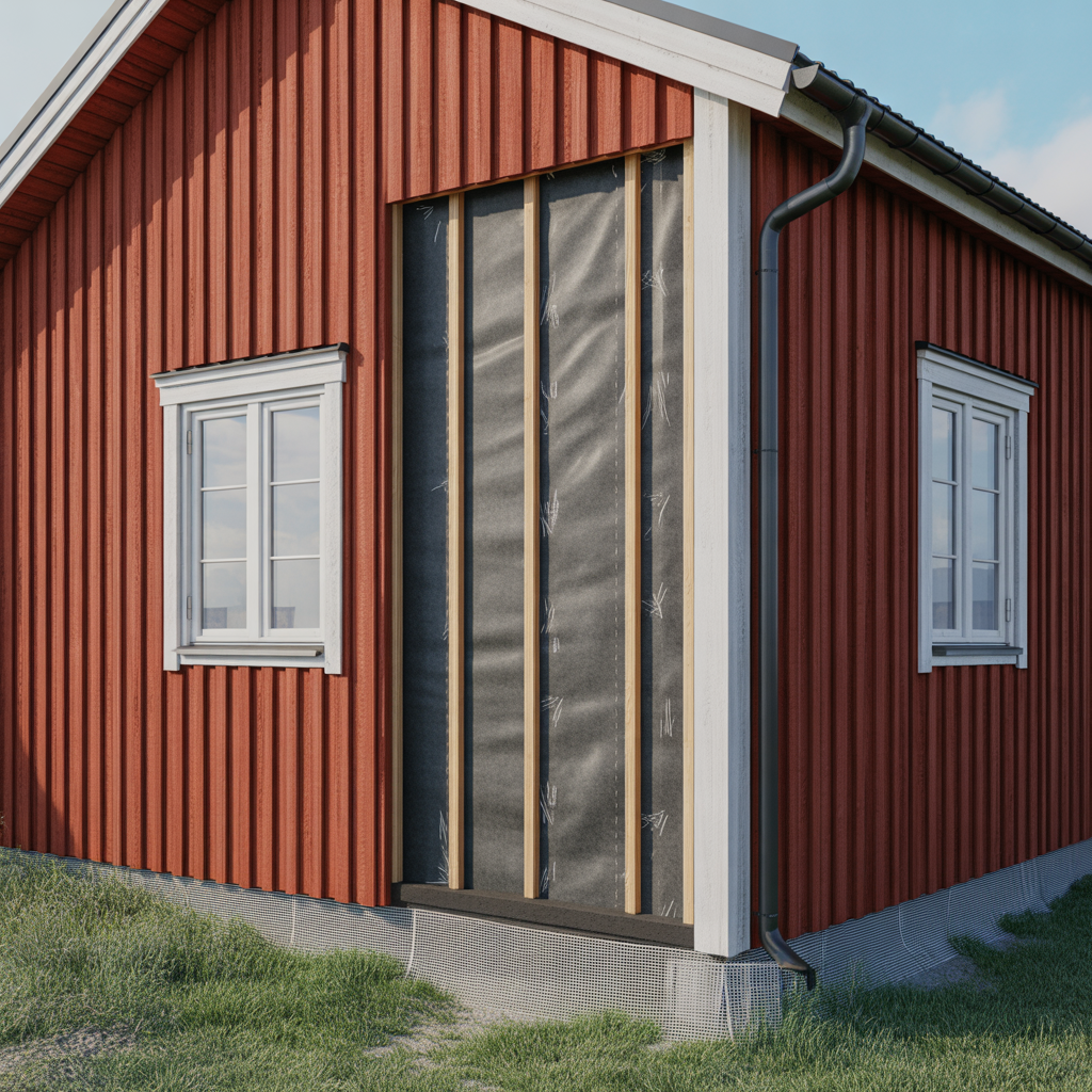 ratt luftspalt bakom trafasad dimensioner och montage