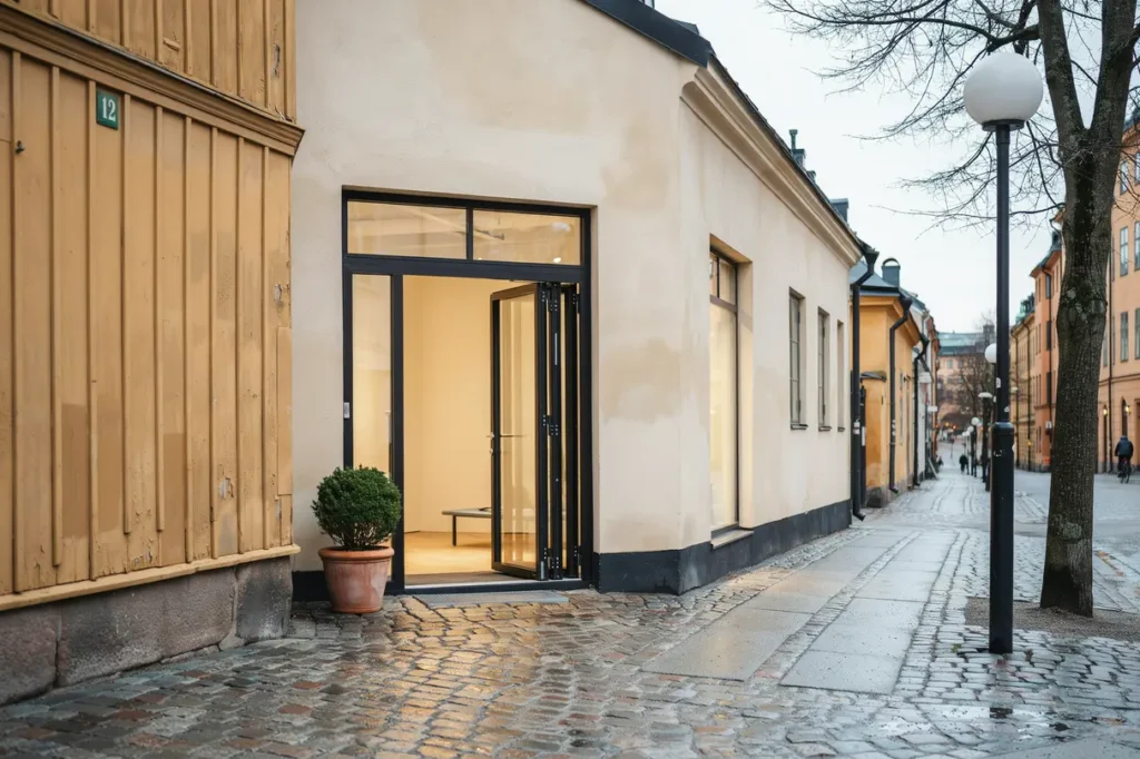 installation av vikd rrar i butikslokal i vasastan norrmalm